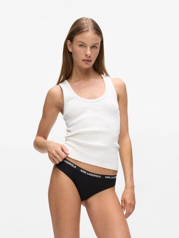 Karl Lagerfeld - Braga en negro: frente