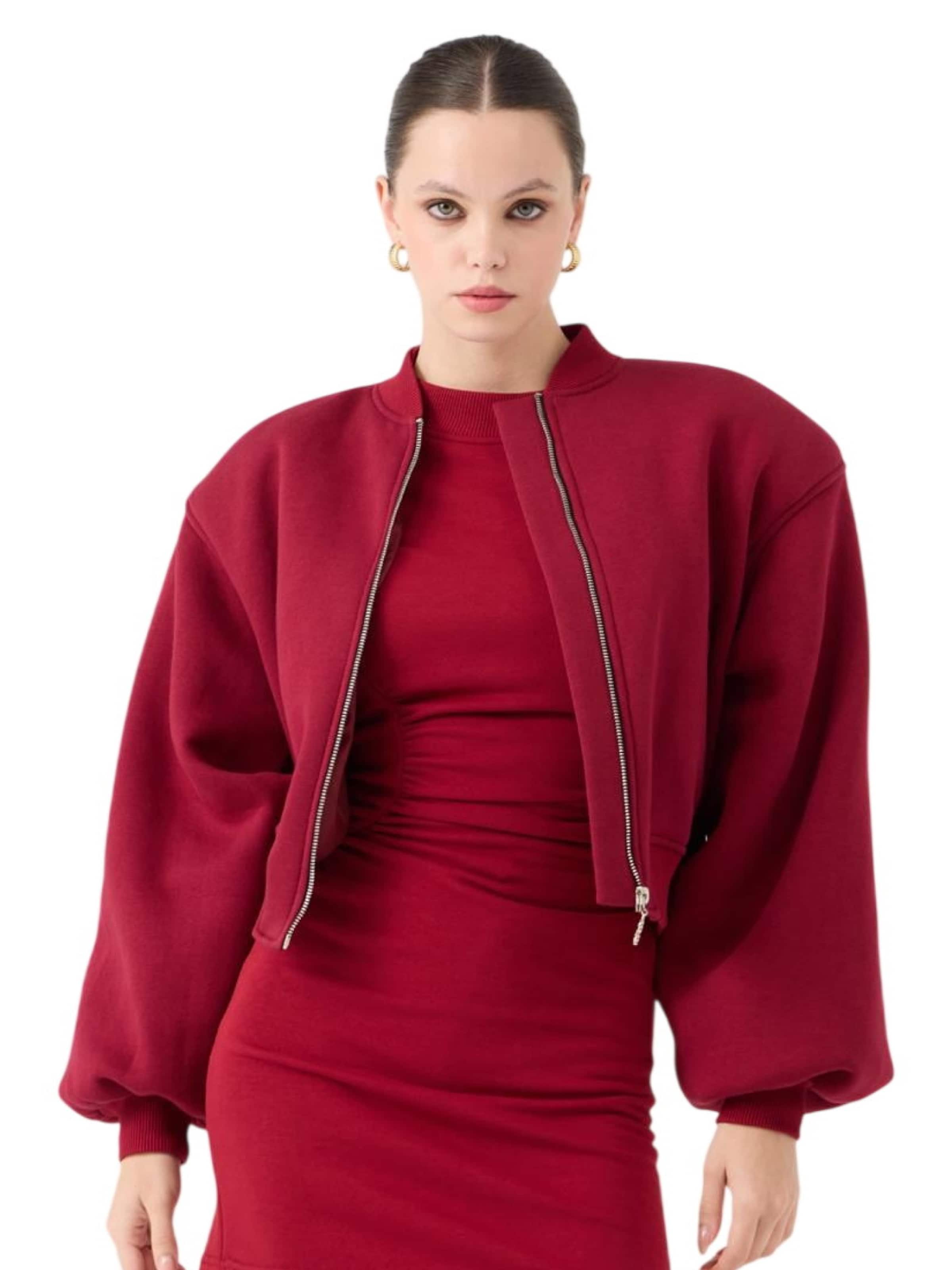 HOLLY LOLLY Between-season jacket in Red: front