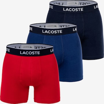 LACOSTE - Calzoncillo boxer en azul: frente