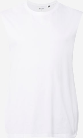 Coupe regular T-Shirt BURTON MENSWEAR LONDON Big & Tall en blanc : devant