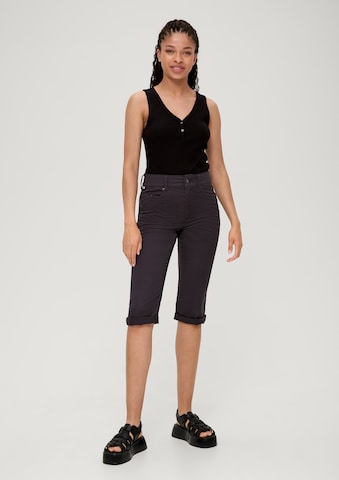 Coupe slim Pantalon QS en gris