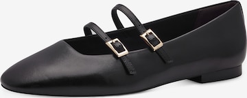 Tamaris - Bailarinas con hebilla en negro: frente