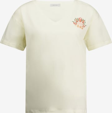 T-Shirt Deeluxe en beige : devant