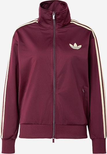 ADIDAS ORIGINALS Gornji dio trenirke u pastelno žuta / bordo, Pregled proizvoda