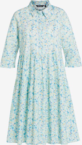 Robe-chemise Ulla Popken en bleu : devant