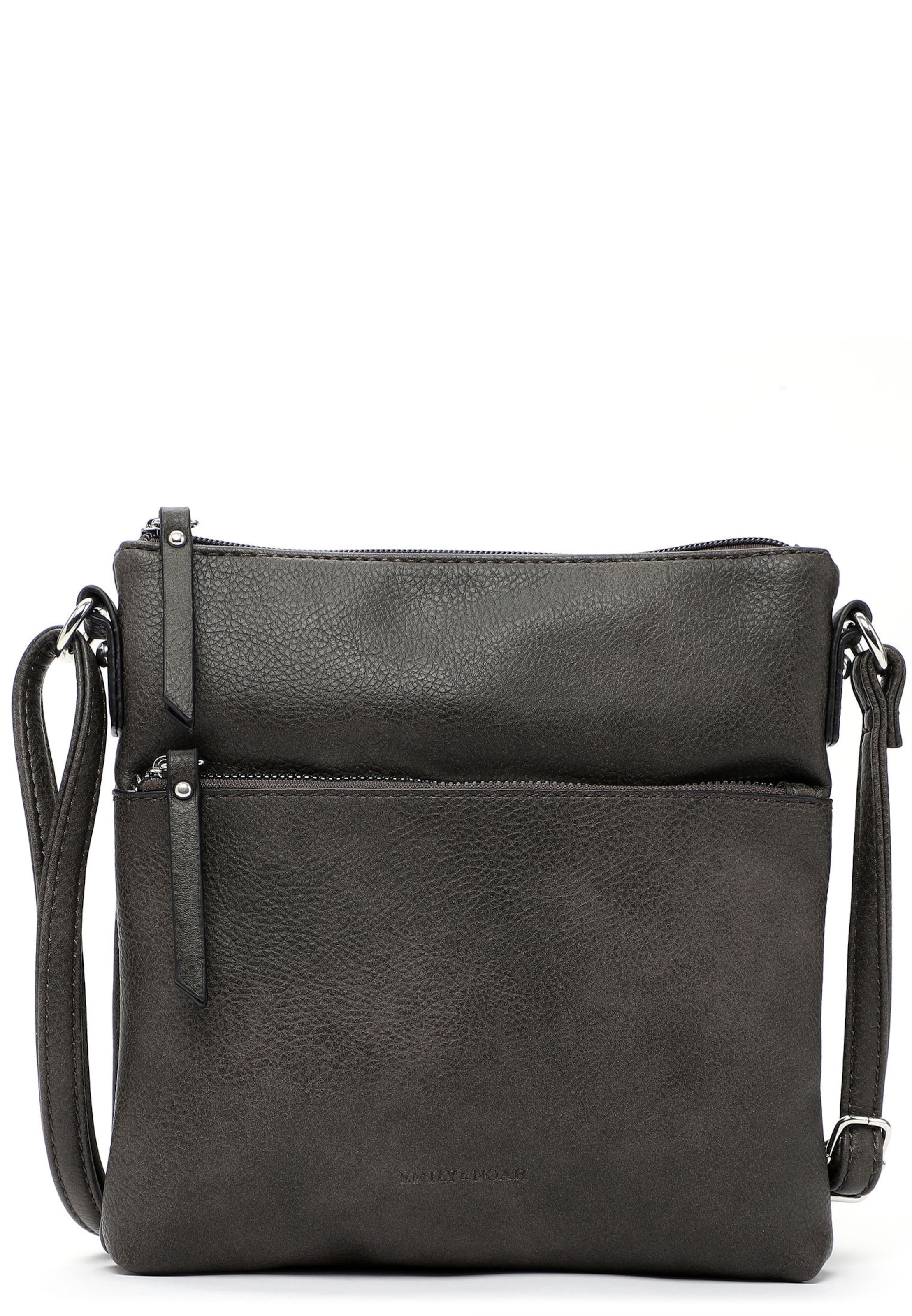 Emily & Noah Taška přes rameno 'Emma' – šedá: přední strana