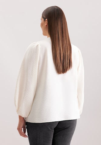 SEIDENSTICKER Blouse ' Schwarze Rose ' in White