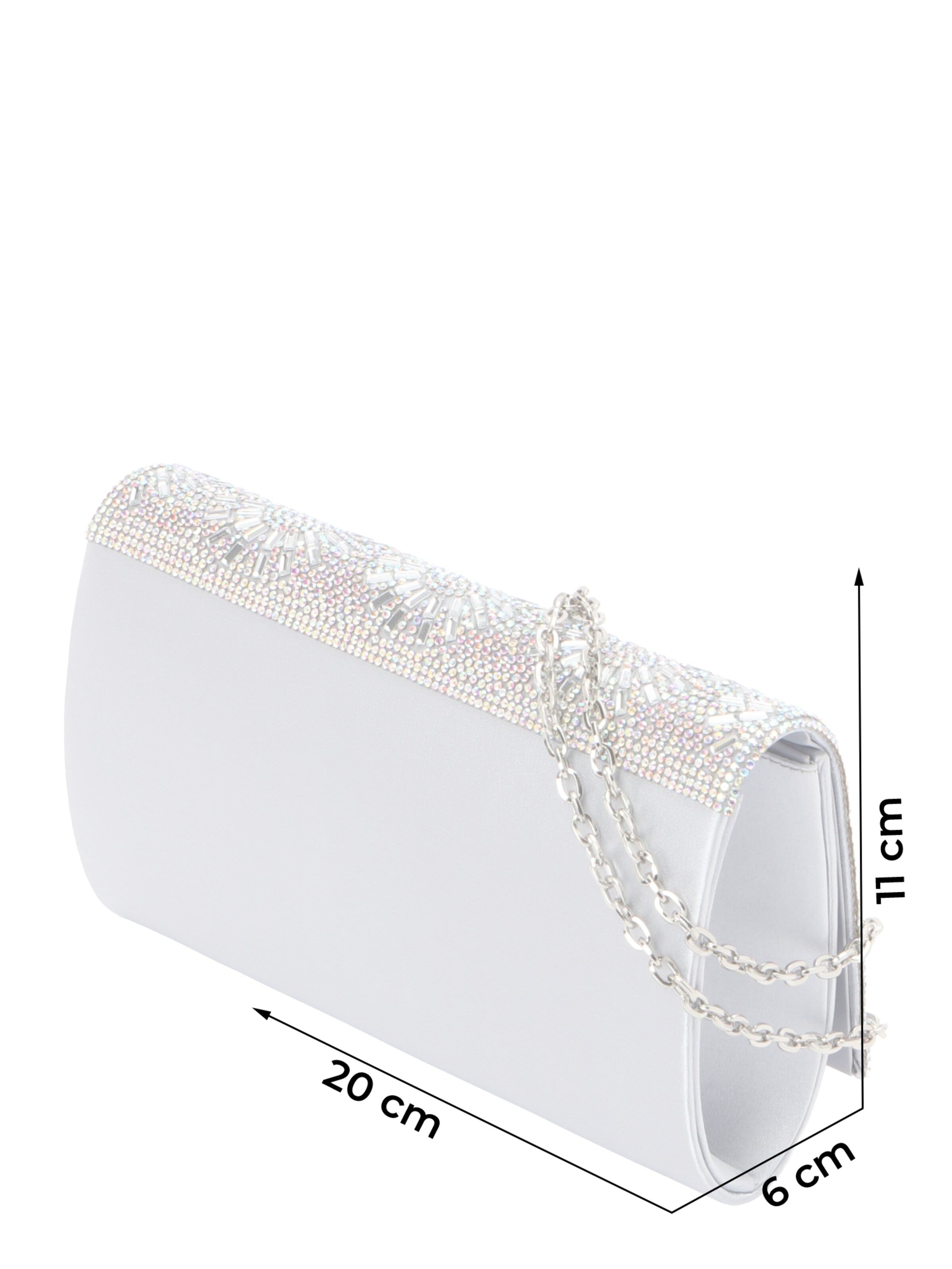 mascara - Bolso de noche en plata