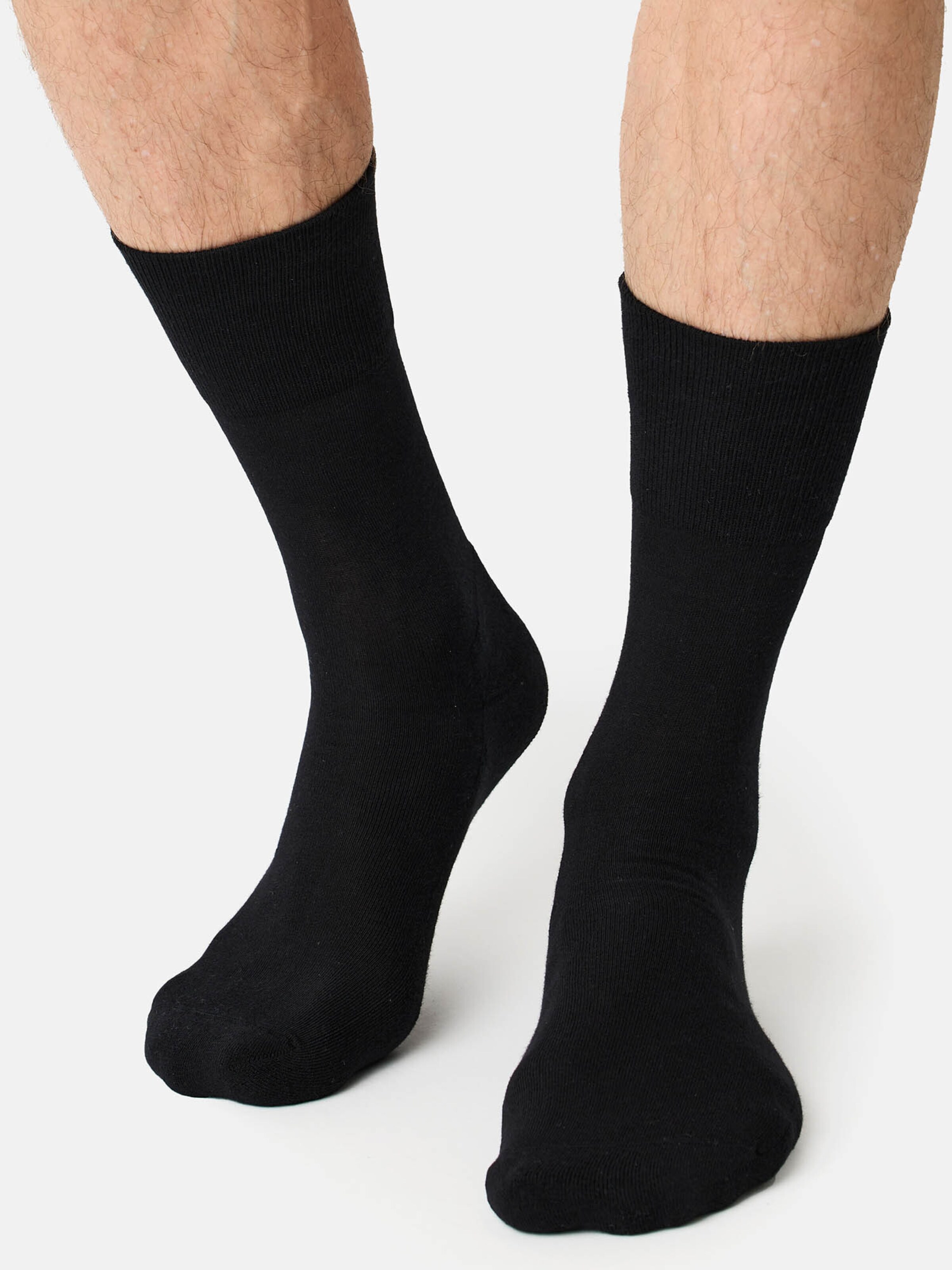 Chaussettes ' Baumwolle Aktiv Sport und Freizeit ' Nur Die en noir : devant