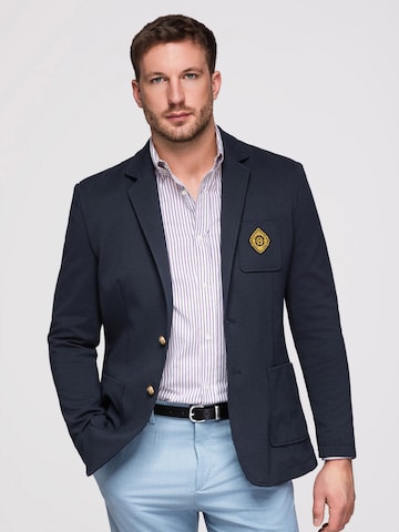 Ombre Slim fit Business-colbert in Blauw: voorkant
