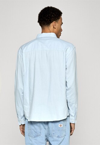 DICKIES Comfort fit Button Up Shirt 'GALLATIN' in Blue