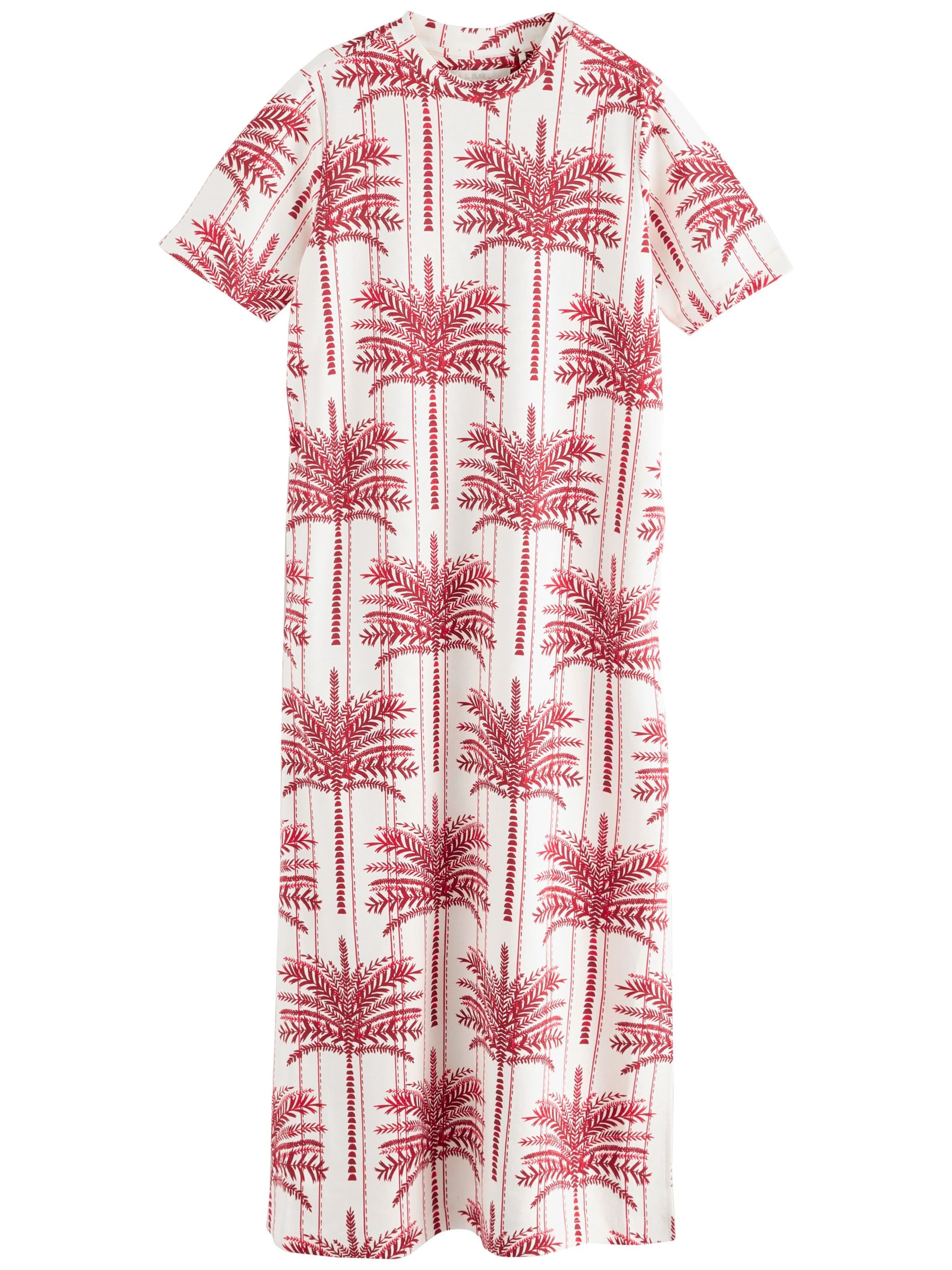 rikító piros / sötétvörös / fehér Next Ruha, Termék nézet