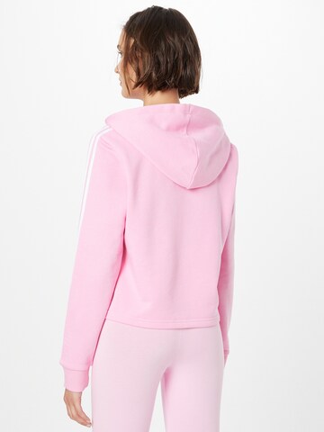 ADIDAS SPORTSWEAR Αθλητική μπλούζα φούτερ 'Essentials 3-Stripes ' σε ροζ