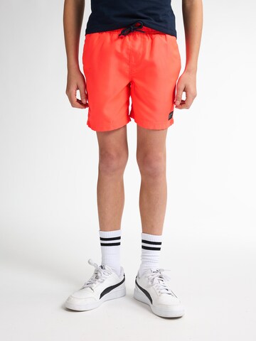 Petrol Industries Swimming shorts 'Palmside' in Orange: front
