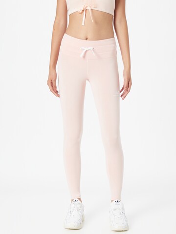 Slimfit Leggings di new balance in rosa: frontale