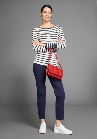 HECHTER PARIS Slimfit Chinohose in Blau