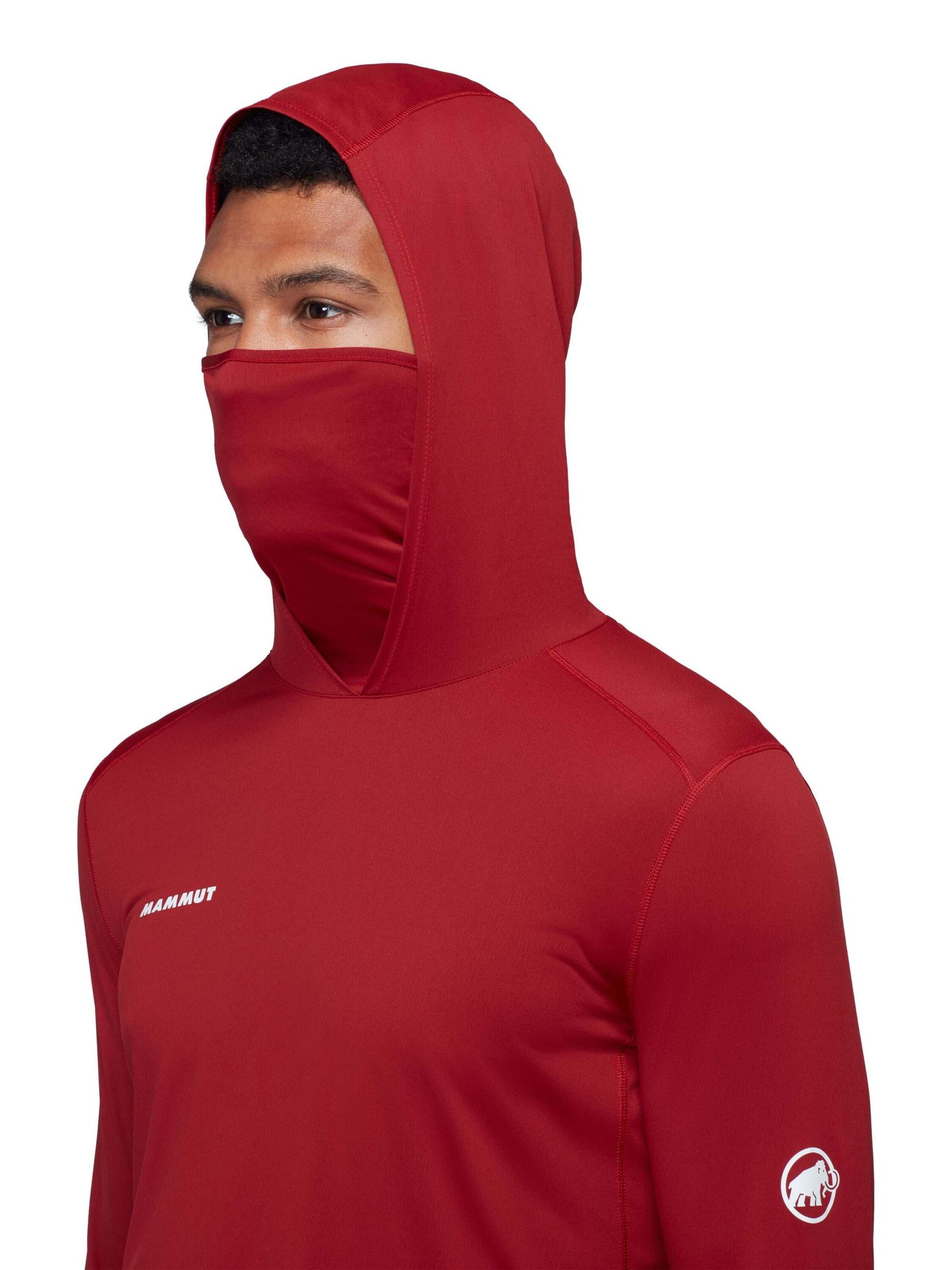 MAMMUT Athletic Sweatshirt 'Selun FL Sun' in Red