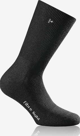 Chaussettes de sport Rohner Socks en noir : devant