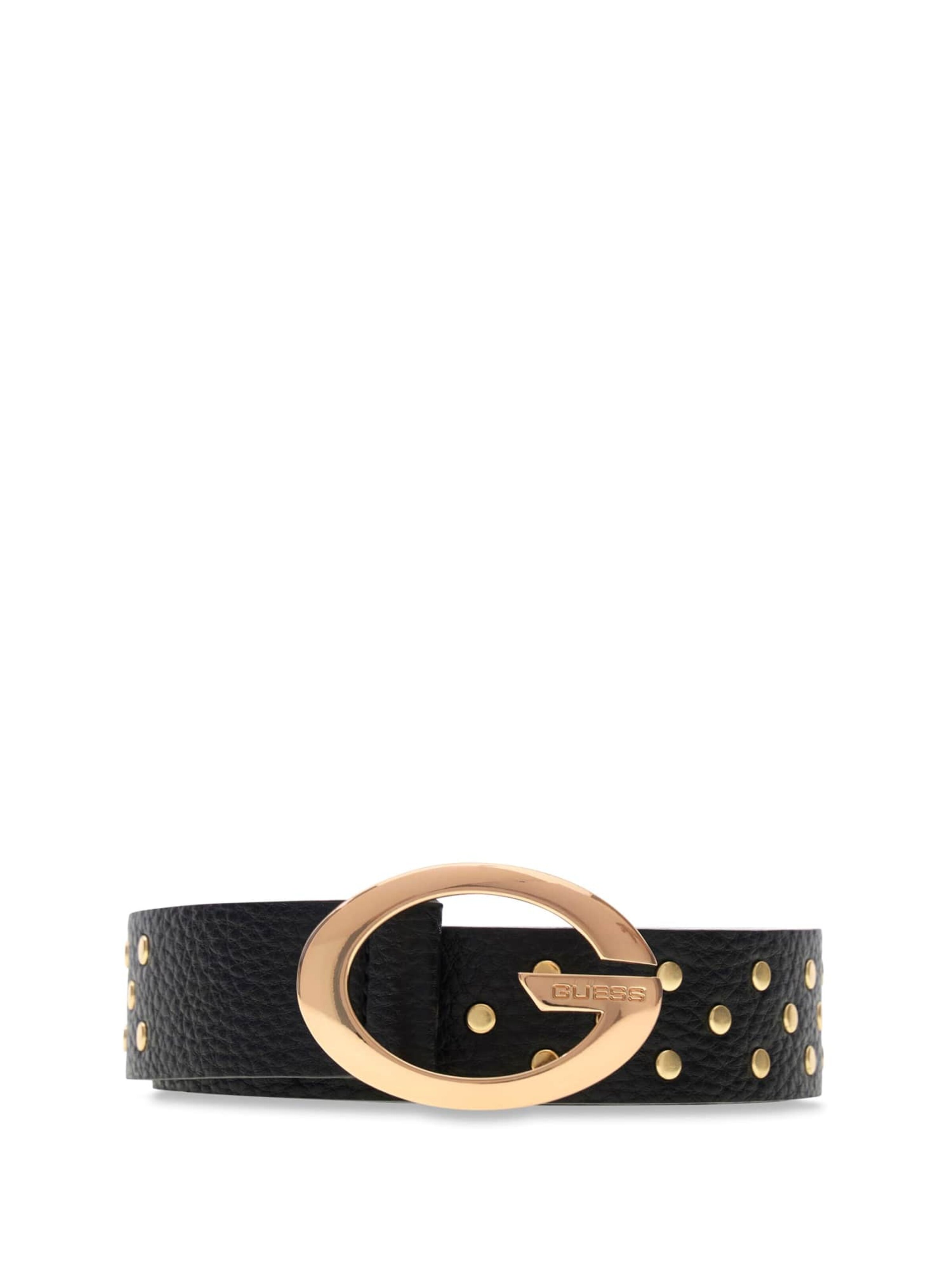 GUESS Gürtel 'Camden' in Schwarz: Vorderseite