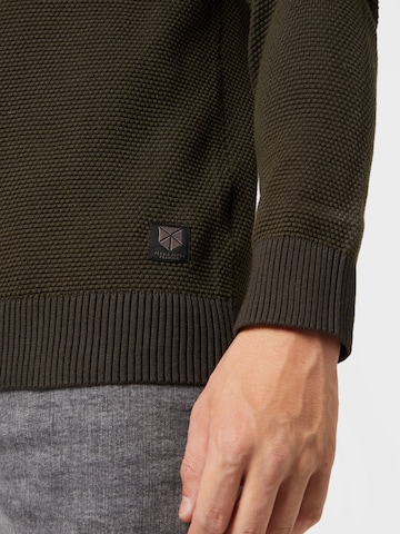 JACK & JONES Sweater 'GLOBE' in Green