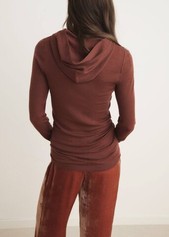 MANGO Shirt in Brown