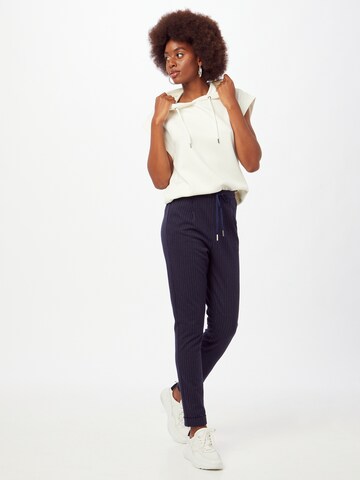 ESPRIT Slim fit Pleat-Front Pants in Blue