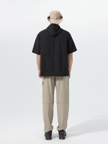 YOUTHUP Shirt 'Kopffrei' in Black