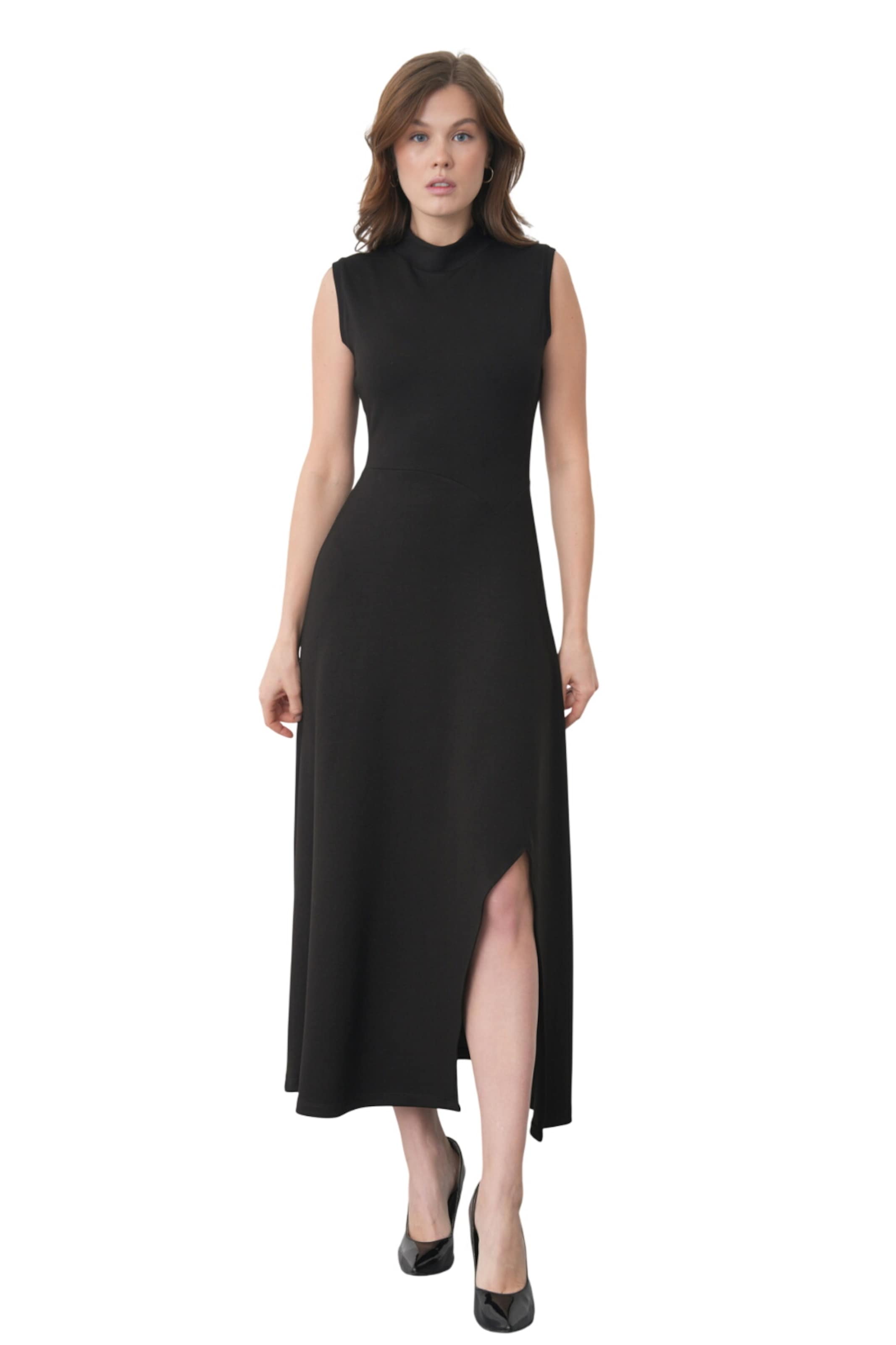 WOMAN VISION Kleid in Schwarz: Vorderseite