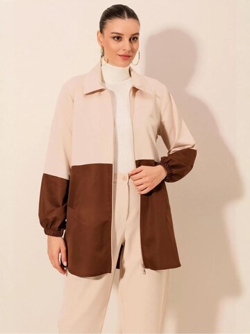 Veste mi-saison Bigdart en marron : devant