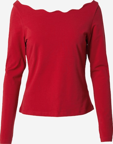 ABOUT YOU Shirt 'Charlotte' in Rot: predná strana