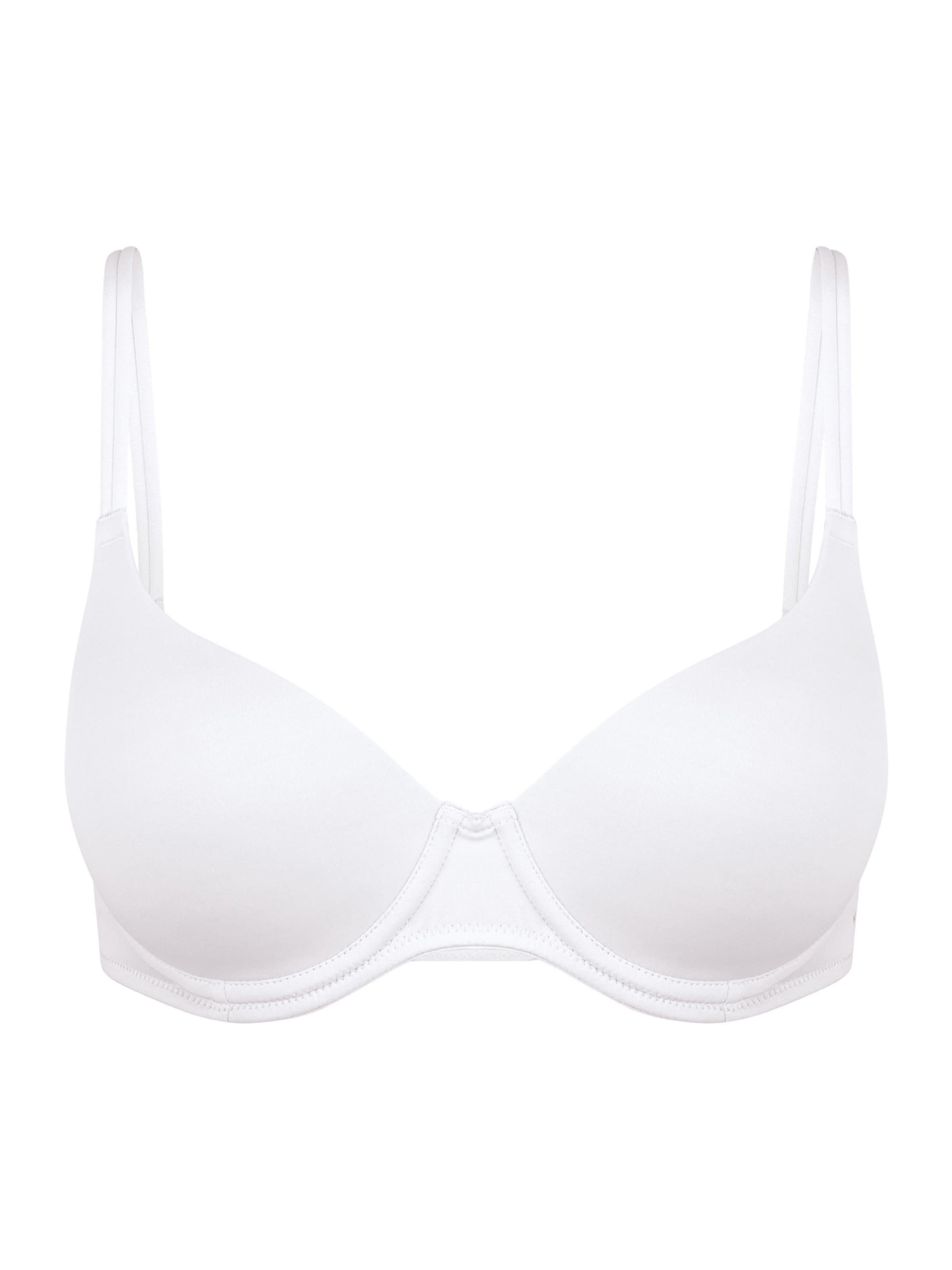 Nur Die Bra ' Basic ' in White: front