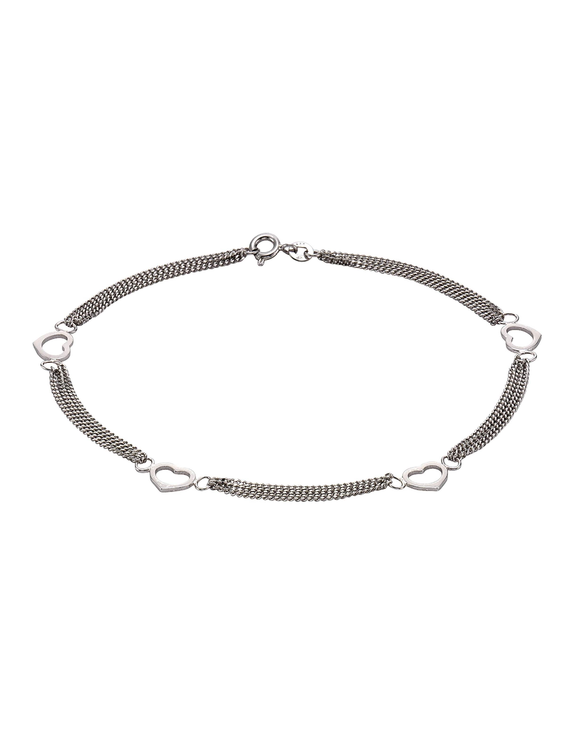 Zeeme Fußkette in Silber: Vorderseite