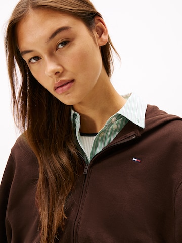 Giacca di felpa di Tommy Jeans in marrone