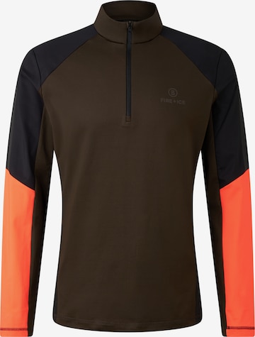 Bogner Fire + Ice Funktionsshirt 'Berkan' in Braun: Vorderseite