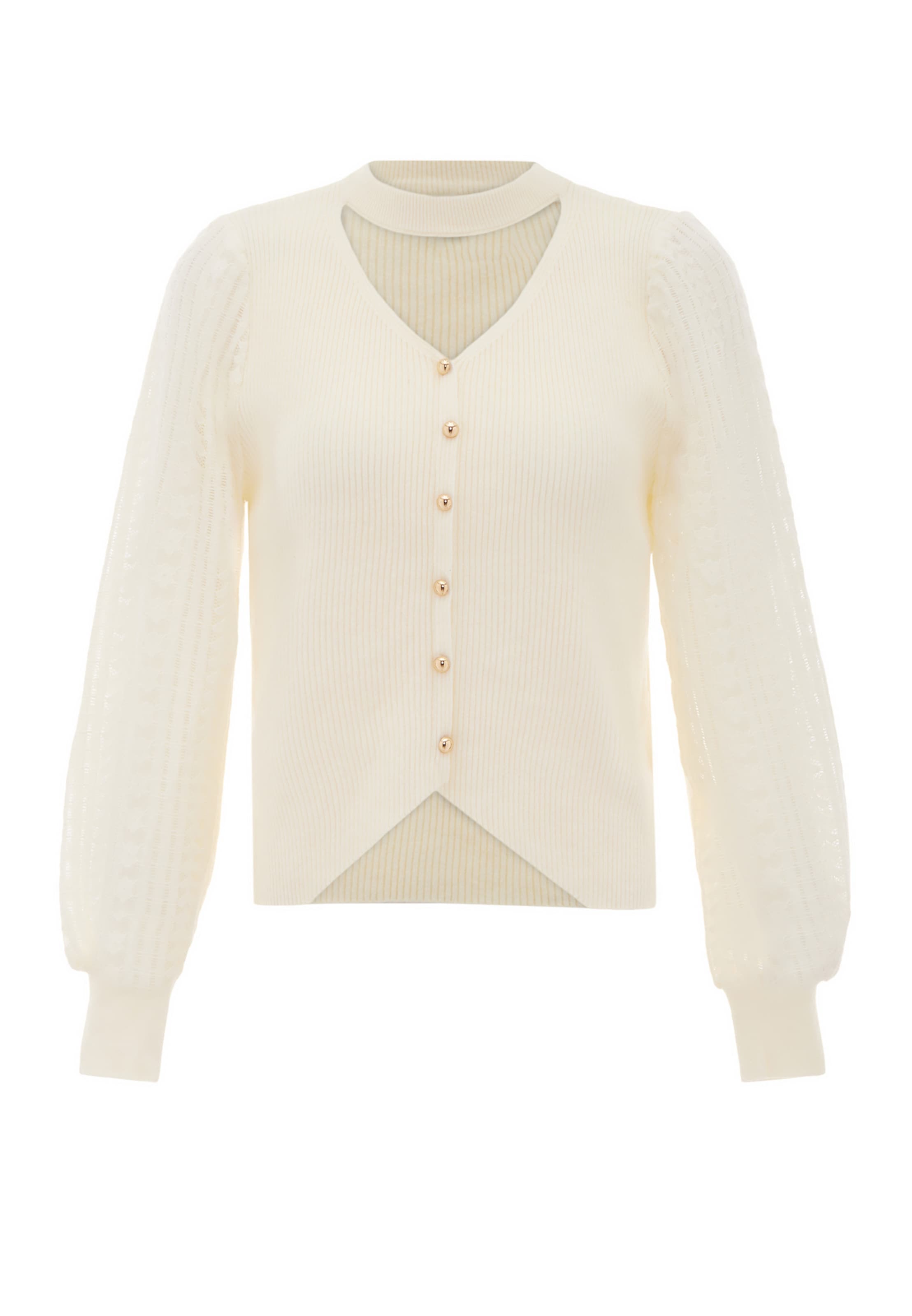 NAEMIKardigan - bijela boja: prednji dio