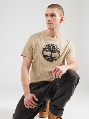 TIMBERLAND - Camisa em amarelo: frente