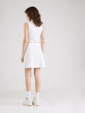 EA7 Emporio Armani - Vestido deportivo en blanco