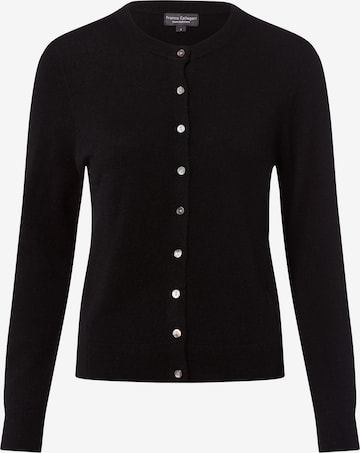Franco Callegari Knit Cardigan in Black: front