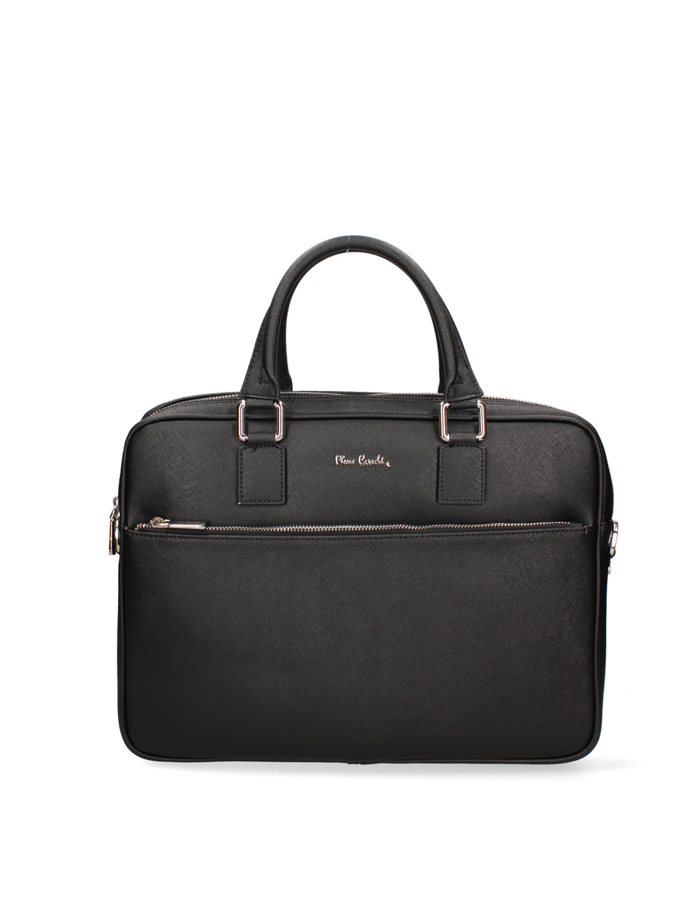 Valigetta ventiquattrore di PIERRE CARDIN in nero: frontale