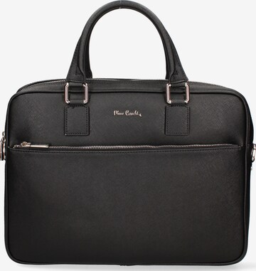 Valigetta ventiquattrore di PIERRE CARDIN in nero: frontale