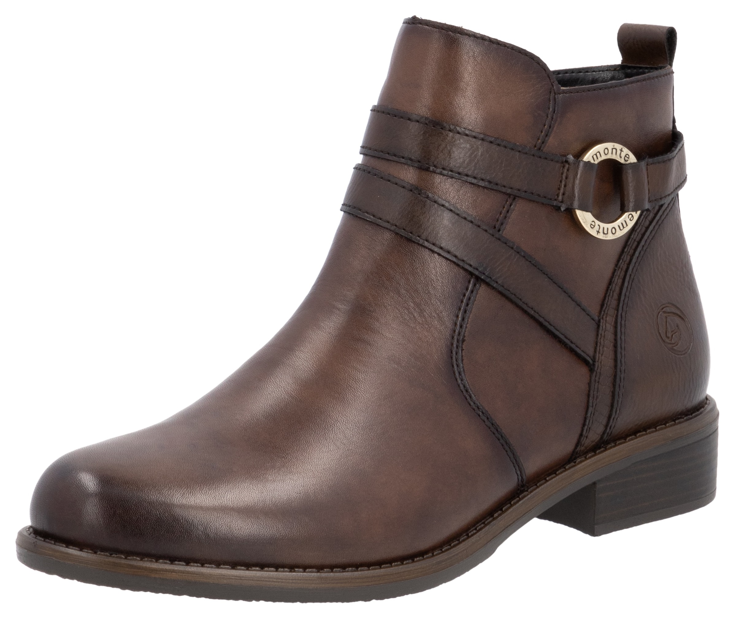 REMONTE Nízké kozačky 'D0F77' – hnědá: přední strana