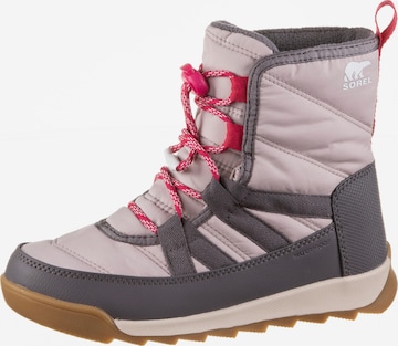 SOREL Boots 'YOUTH WHITNEY II WP' in Pink: front