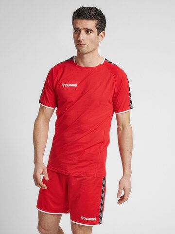 Hummel Functioneel shirt in Rood: voorkant