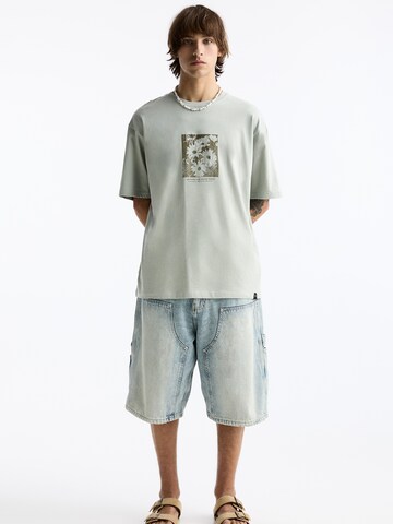 T-Shirt Pull&Bear en vert