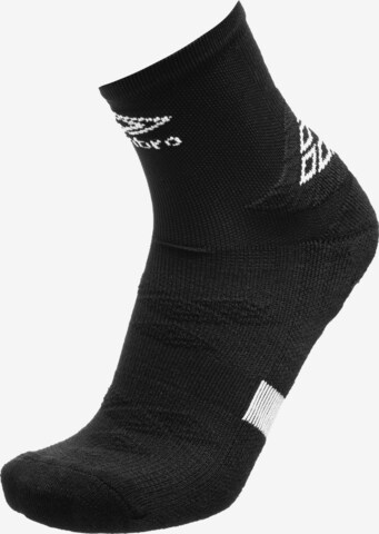 Chaussettes de sport UMBRO en noir : devant