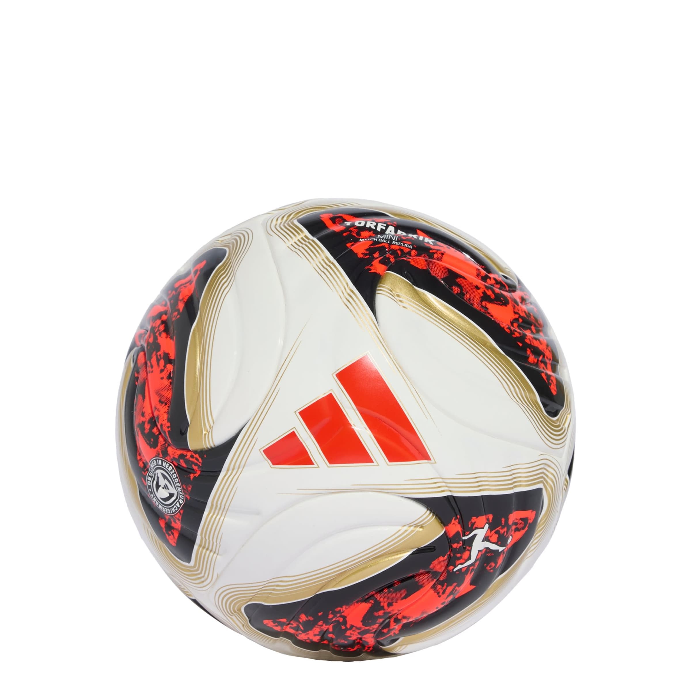 Pallone 'Bundesliga 26/27 Torfabrik' di ADIDAS PERFORMANCE in bianco: frontale