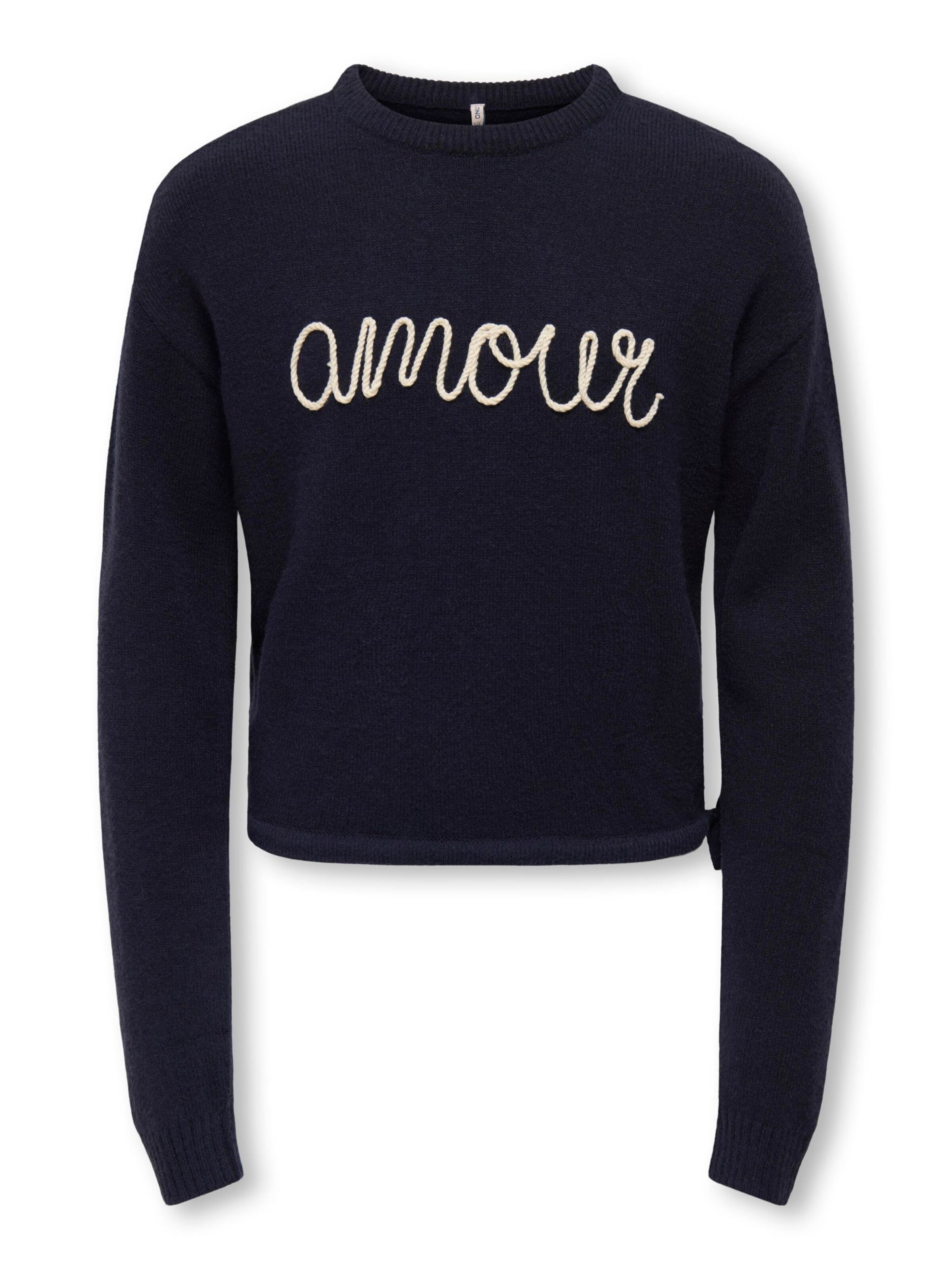 ONLY GIRLS Pullover 'KOGKatia' i grå: forside