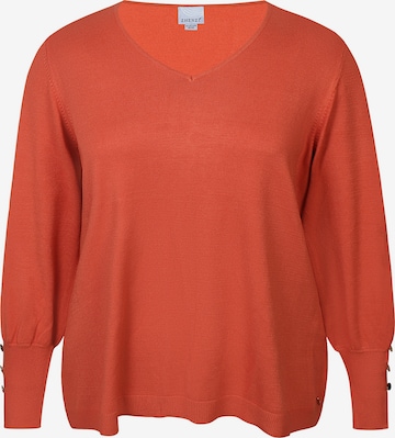 Zhenzi Pullover 'Kogle 1421' in Orange: Vorderseite