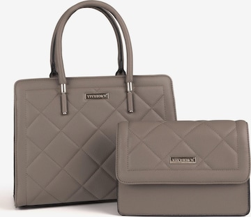 Vivisence Handbag 'T0012' in Grey: front
