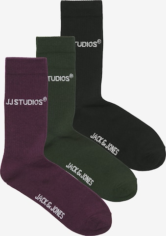 JACK & JONES Ponožky 'JACSOHO' - Zelená: predná strana